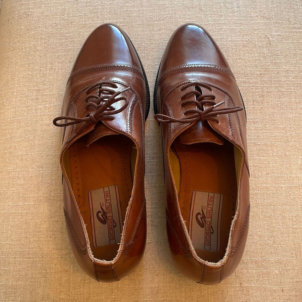 Giorgio Brutini Italian Cap-toe Oxford’s Sz. 9 1/2